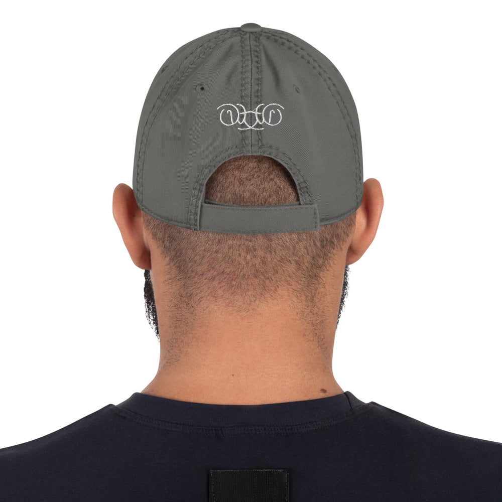 Distressed Motto Hat