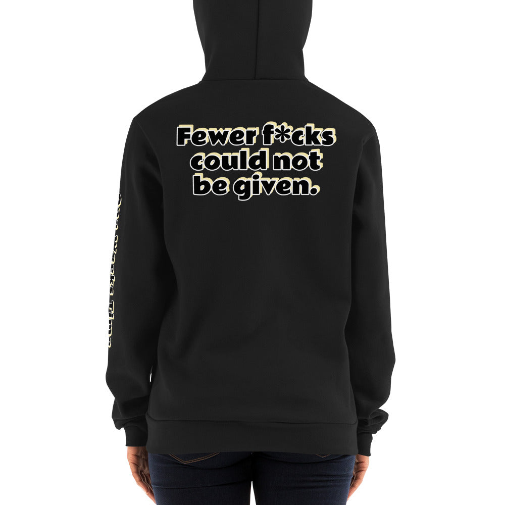 "Just Couldn't Care Less" Zip Up Hoodie